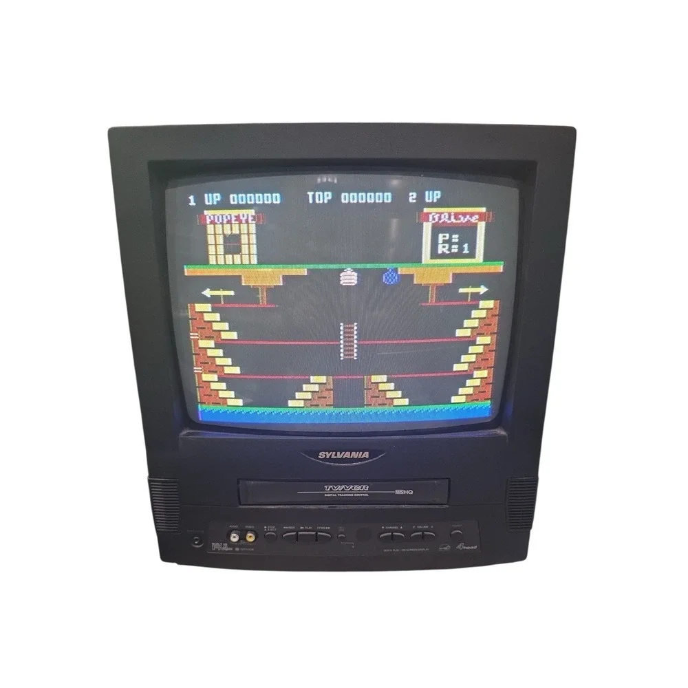 Atari 5200 Game Lot 9 TESTED Works Mario Bros Popeye Dig Dug Space Invaders Qix